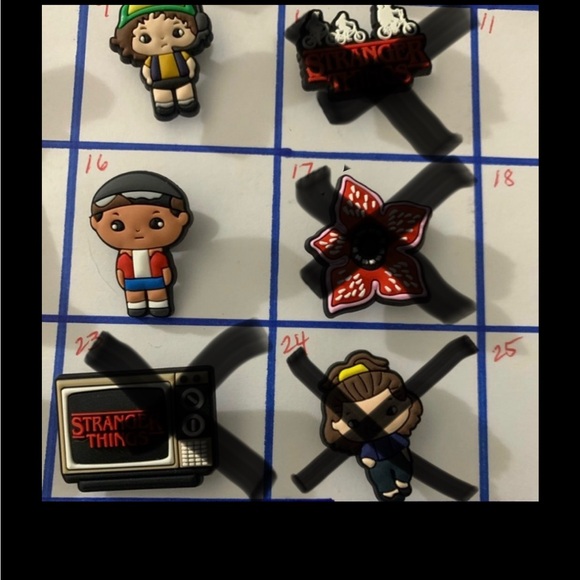 Stranger things shoe charms/Jibbitz. $3 each and up or bundle to save! - Picture 5 of 5